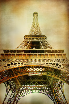 Eiffel tower - artistic style picture