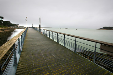 Fototapeta premium Quai,Bretagne_France