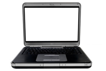 A Silver / Black Laptop