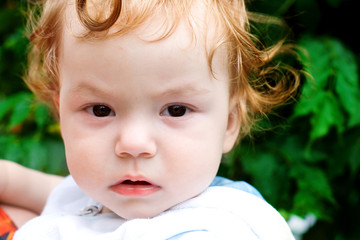 portrait of the baby