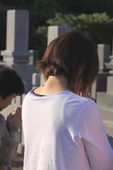 日本的墓参り