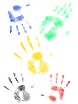 color hand print by Olegro