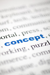 Fototapeta premium mot concept