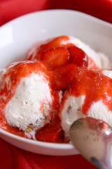 Erdbeereis,Erdbeeren