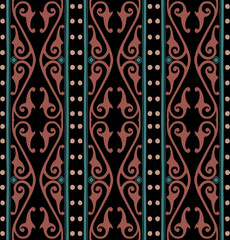 Ancient ornamental seamless vector pattern