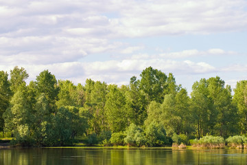 Fototapeta na wymiar river landscape