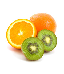 Orange and Kiwi Fruit