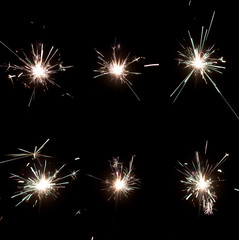 Naklejka premium Holiday sparkler