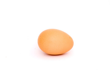 Egg on white background.