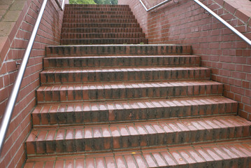 Ziegeltreppe