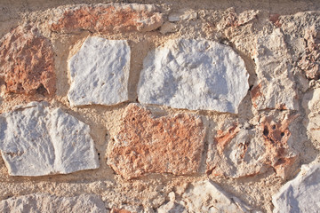 Fototapeta premium Closeup of old stone wall
