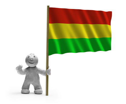 Bolivien Flagge bolivia flag