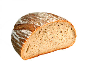 half loaf of bread
