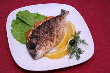 roasted fish