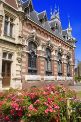 Fototapeta na wymiar france,normandie,fécamp : palais bénédictines
