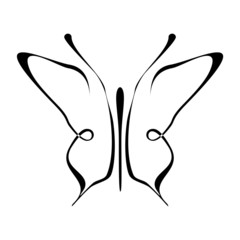 Butterfly tattoo - mariposa - obrazy, fototapety, plakaty