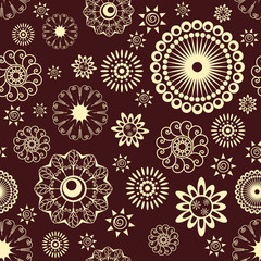 flowers seamless pattern