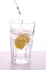 Water with lemon
