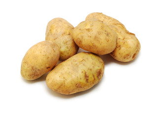 potatoes isolated