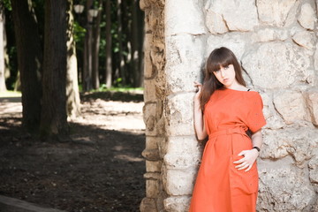 Woman Resting At The Park