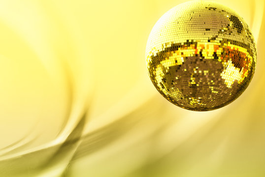 Gold Disco Ball