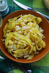 Pappardelle agli asparagi bianchi Primi della cucina italiana