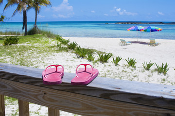 Flip Flops On The Beach