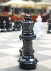 Chess figure outdoor