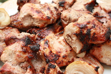 Pieces Of Shish Kebab