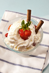 strawberry dish