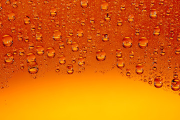 orange water drops