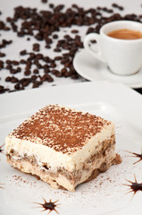 Tiramisu and Coffee