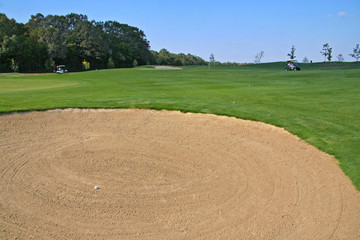 golf sand pit