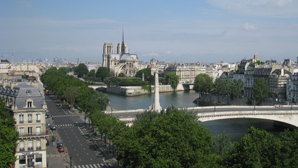 Obraz premium panorama de paris