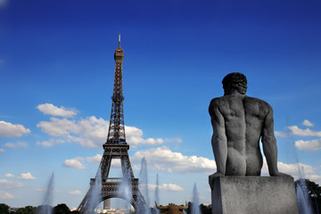 Fototapeta na wymiar Tour Eiffel, Paryż