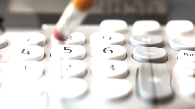 Finances being added and check being written