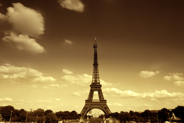 Fototapeta na wymiar Tour Eiffel, Paryż