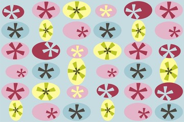 retro flowers