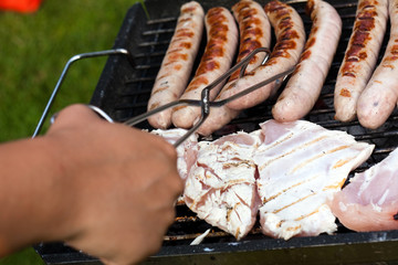 Fleisch auf dem Grill