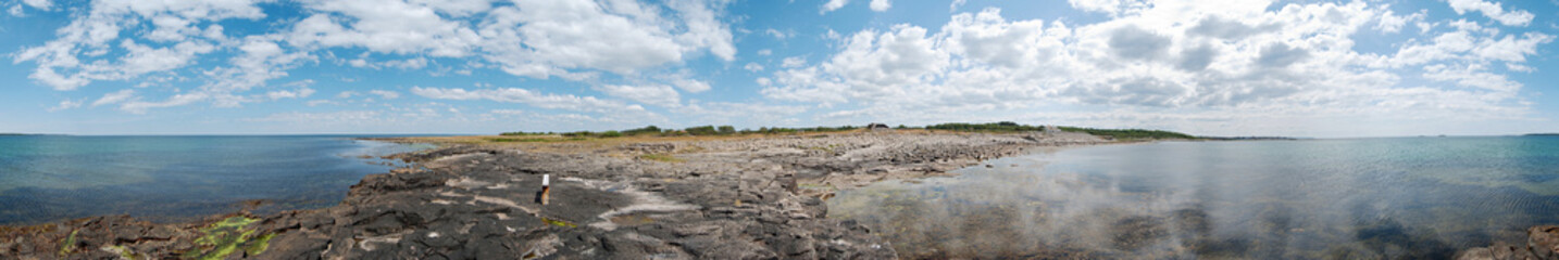 Coastline sweden panorama