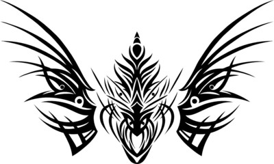 Drache, dragon, mit Flügel