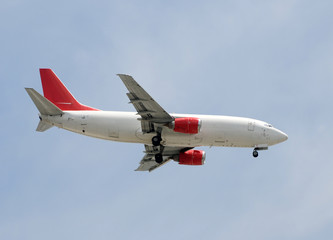 Cargo jet airplane