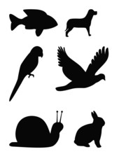 Animal silhouettes © Speedfighter