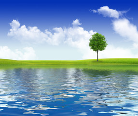 Fototapeta premium Spring landscape