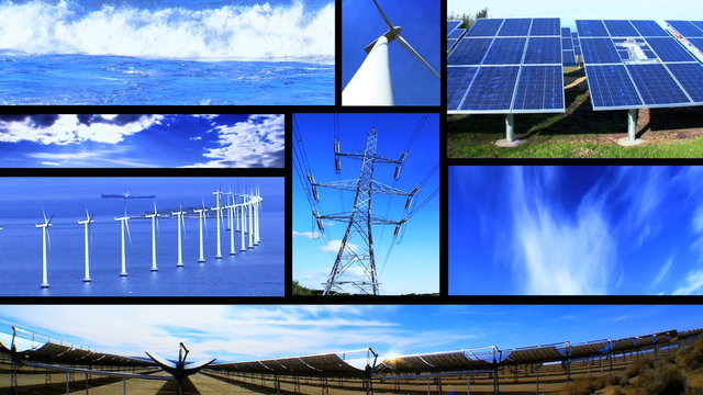 Clean & Renewable Energy Montage