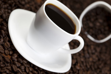Cup with coffee