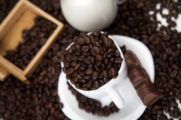 Caffeee and milk