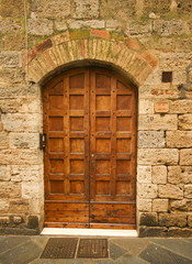 Obraz premium Wooden door