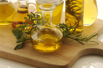 Olio d oliva con erbe