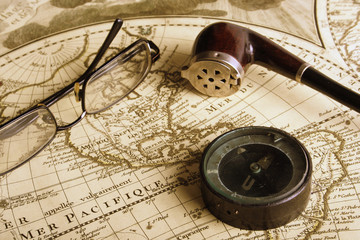 compass glasses pipe